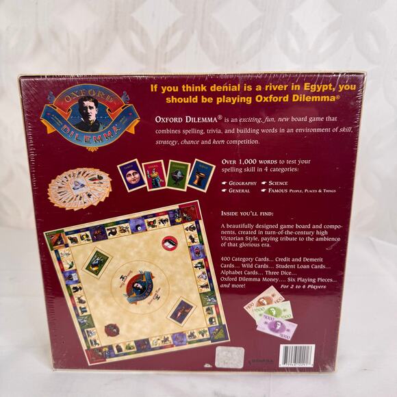 Oxford Dilemma: Trivia, Spelling, Learning Board Game - Picture 3 of 6